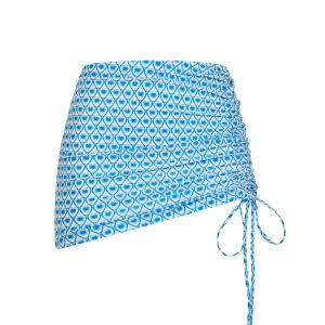 ALULA - RIYA Blue Geometric Skirt