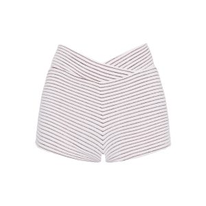 BOBBI - LUSAIL White Terry Towelling Short