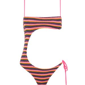 CINCI - LONI Stripe Crochet One Piece