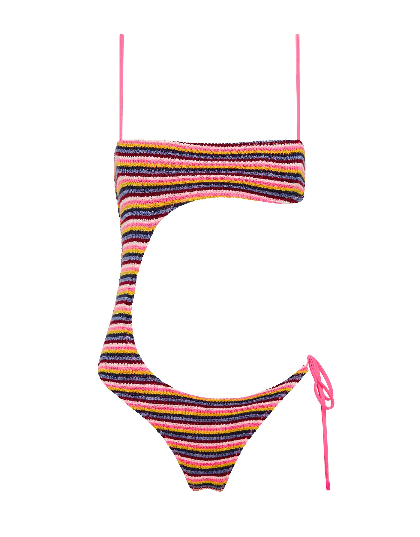 CINCI - LONI Stripe Crochet One Piece