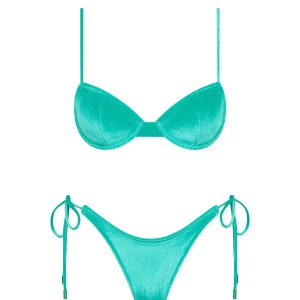 JARA - EVOR Velvet Balconette Bikini Set