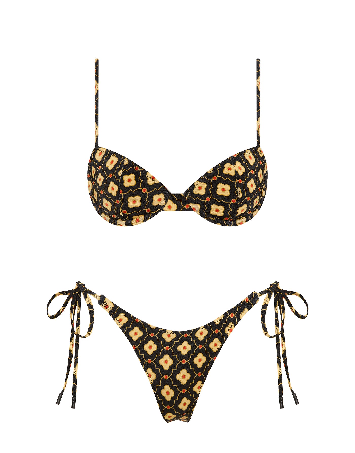 JARA - PERL Geometric Balconette Bikini Set
