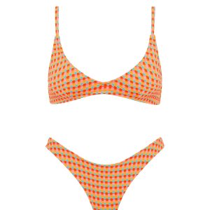 MAIA - GARA Textured Scoop Bikini Set