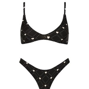 MAIA - PENY Black Scoop Bikini Set