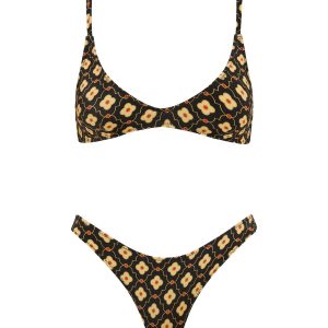 MAIA - PERL Geometric Crop Bikini Set