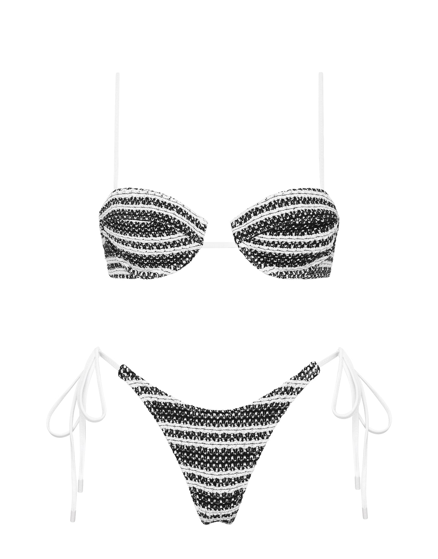 MALA - SALTE Crochet Balconette Bikini Set