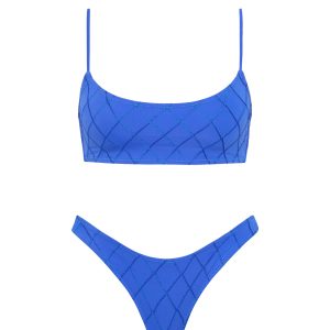 MICA - BANC Blue Crop Bikini Set