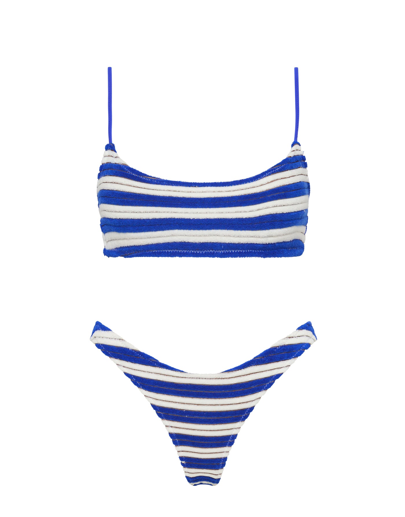 MICA - JOLY Terry Towelling Crop Bikini Set