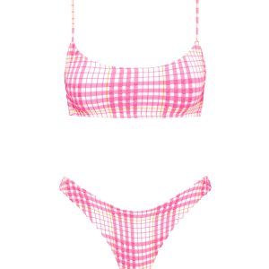MICA - PETALI Pink Scoop Bikini Set