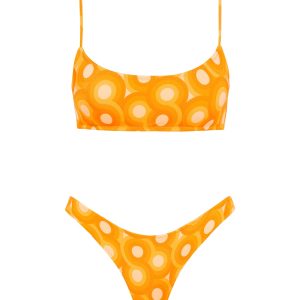 MICA - TANGERINE Scoop Bikini Set