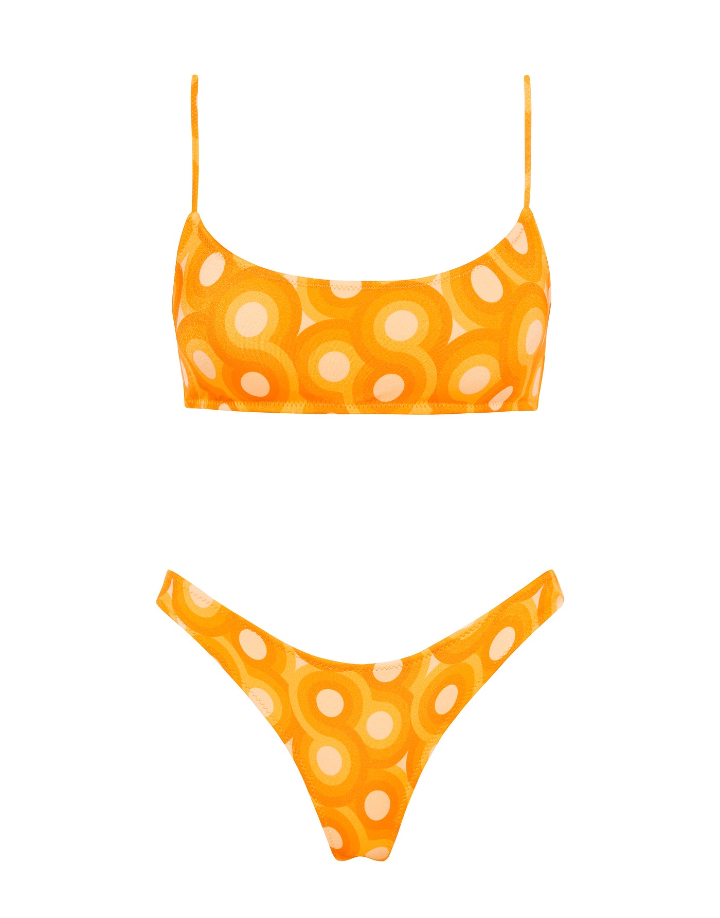 MICA - TANGERINE Scoop Bikini Set