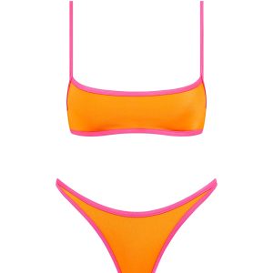 MIMA - SANTO Orange Crop Bikini Set