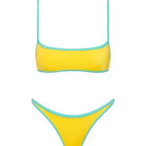 MIMA - XUMA Yellow Crop Bikini Set