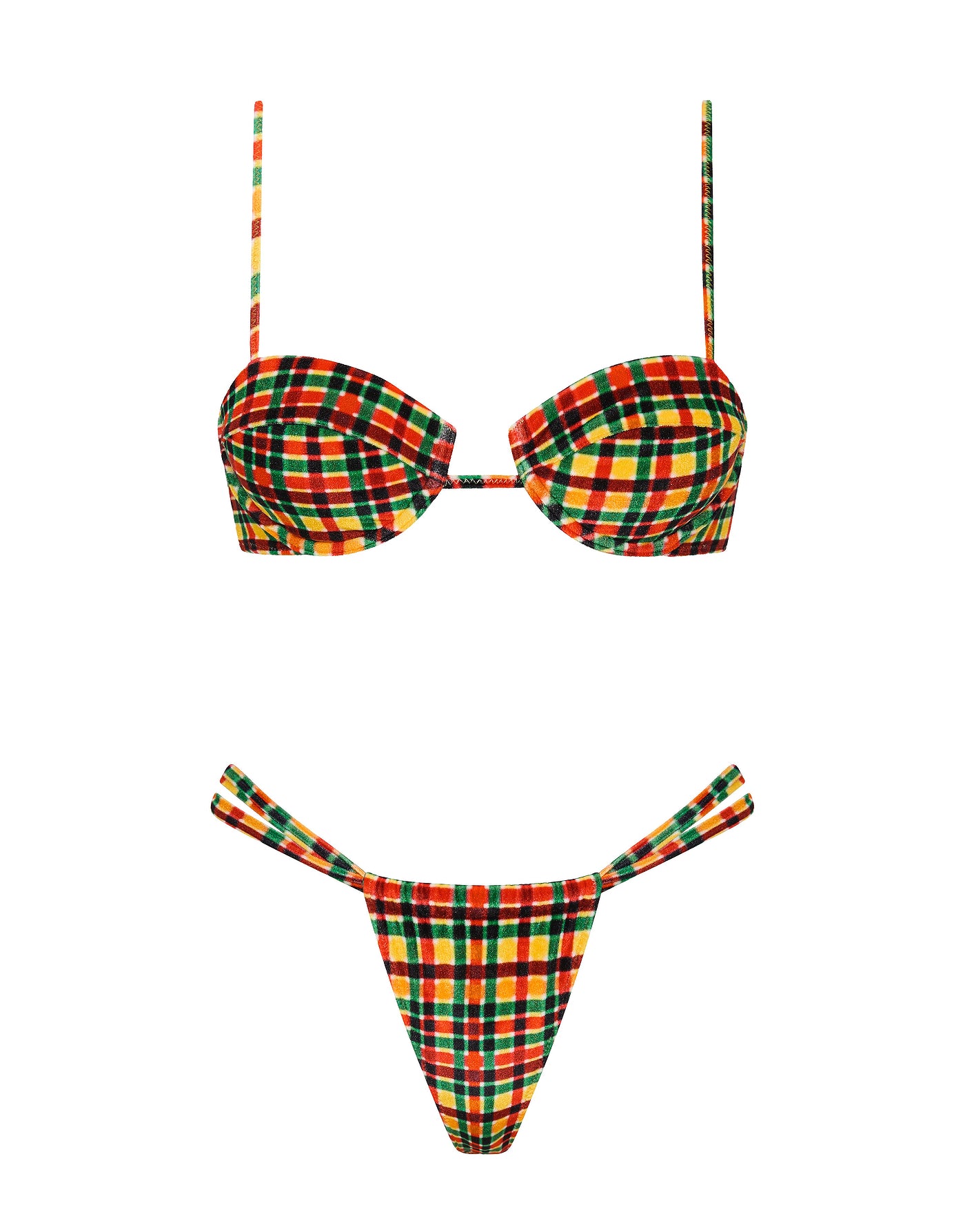 NURA - NEMONE Velvet Balconette Bikini Set