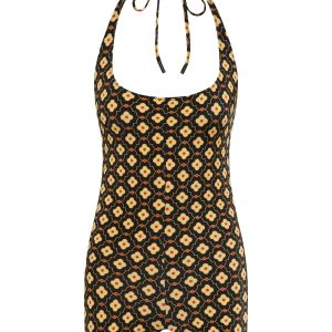 NURIA - PERL Geometric Playsuit