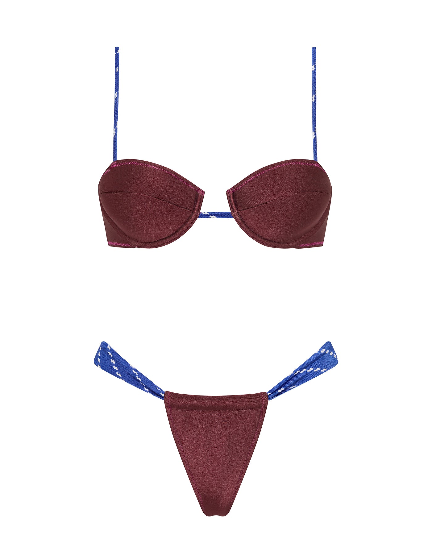 PALMA - FARO Neoprene Balconette Bikini Set