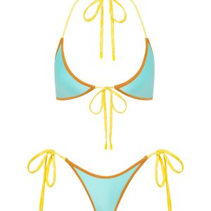 SOFI - ROQUE Neoprene Halter Bikini Set