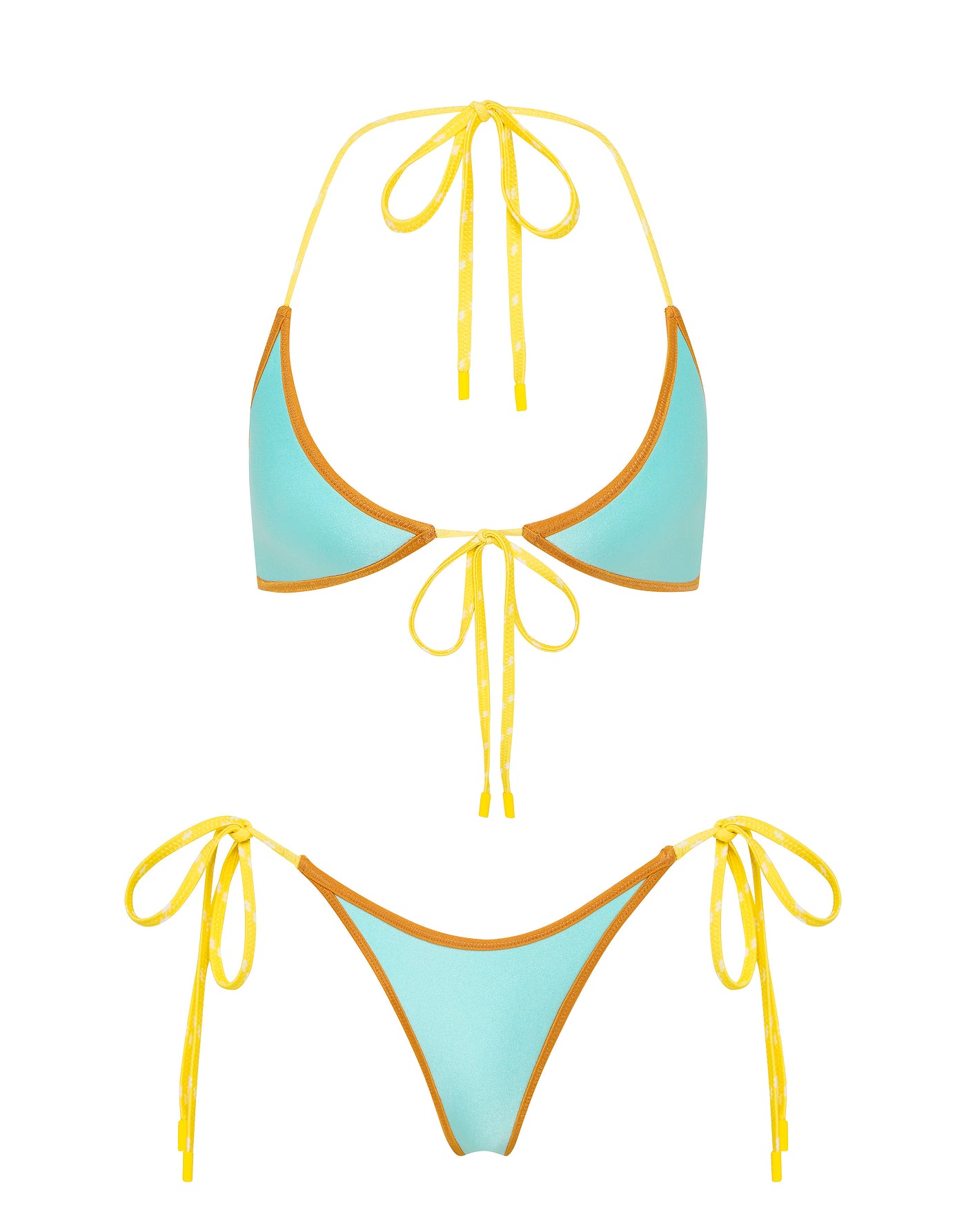 SOFI - ROQUE Neoprene Halter Bikini Set