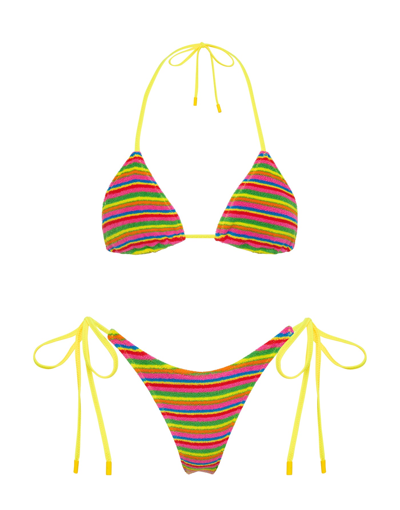 VINCA - ALEIX Terry Towelling Triangle Bikini Set