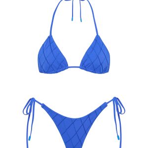 VINCA - BANC Blue Triangle Bikini Set