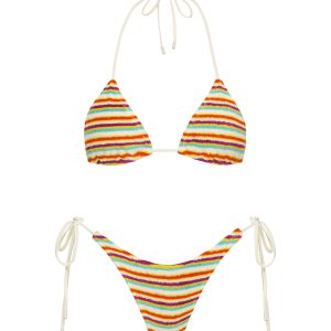 VINCA - BONN Terry Towelling Triangle Bikini Set