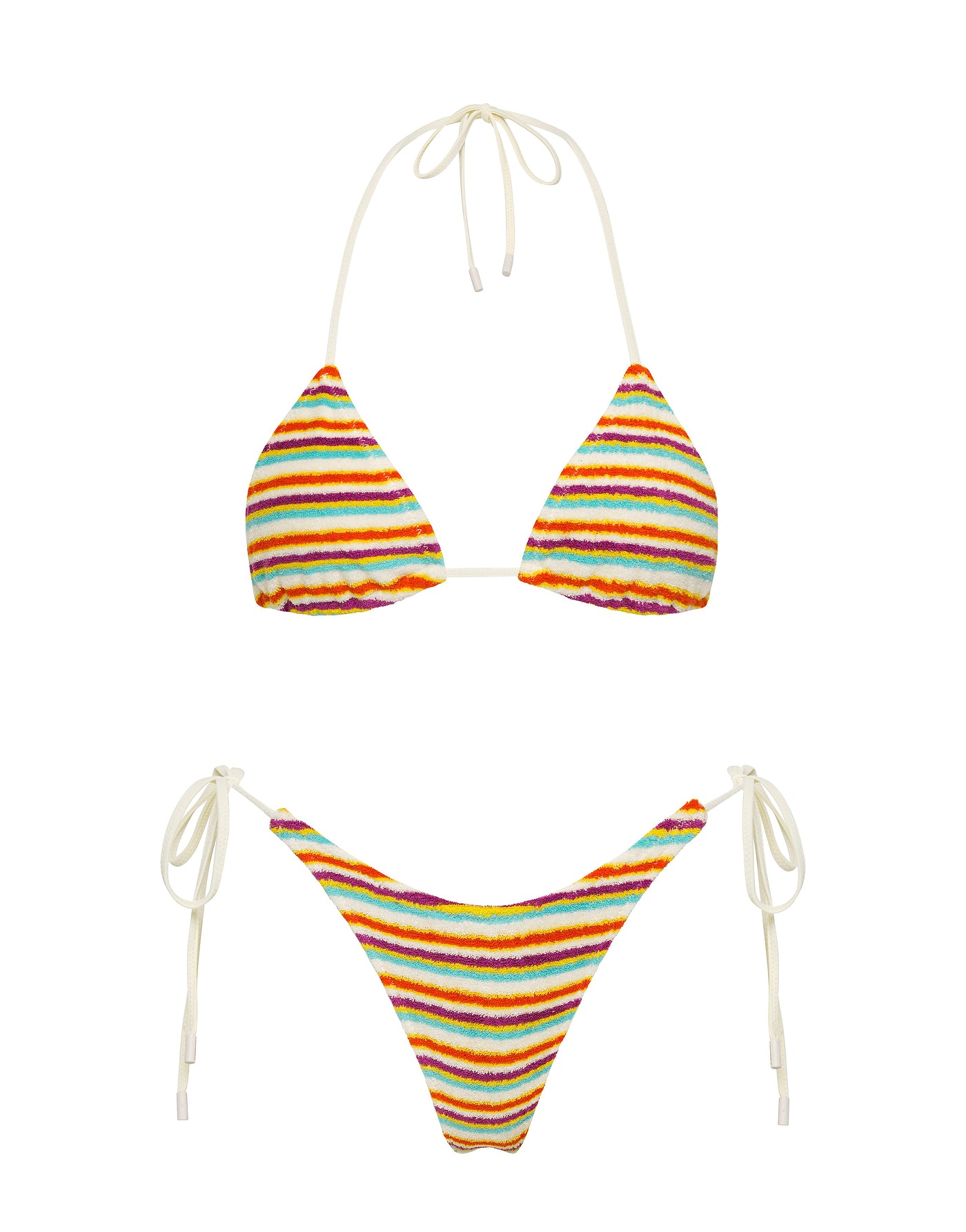 VINCA - BONN Terry Towelling Triangle Bikini Set