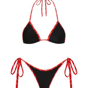 VINCA - BOSSA Neoprene Triangle Bikini Set