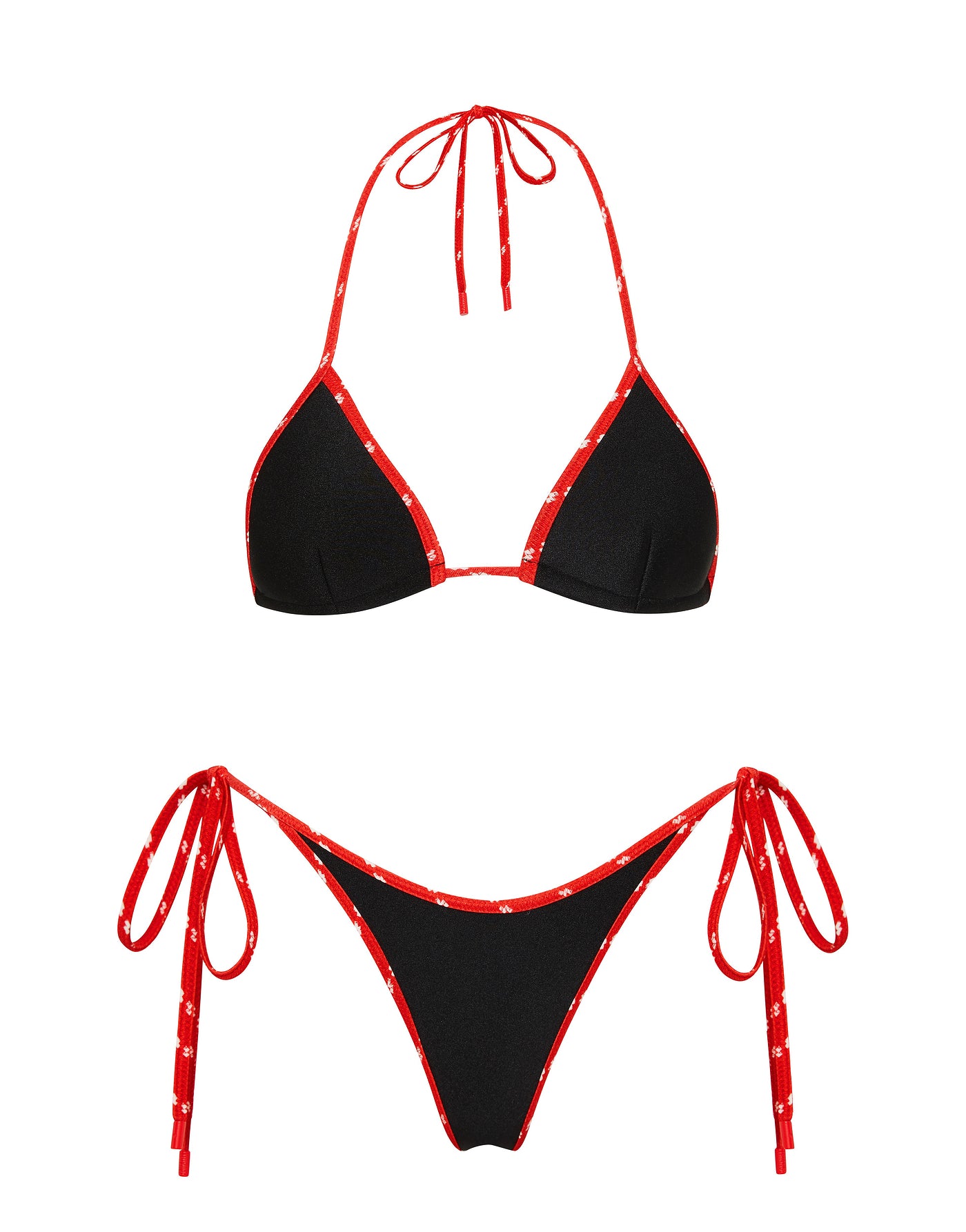 VINCA - BOSSA Neoprene Triangle Bikini Set
