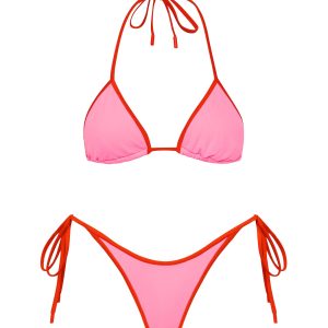 VINCA - DORE Pink Triangle Bikini Set