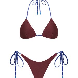 VINCA - FARO Neoprene Triangle Bikini Set