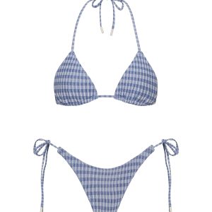 VINCA - LOKO Sparkle Triangle Bikini Set