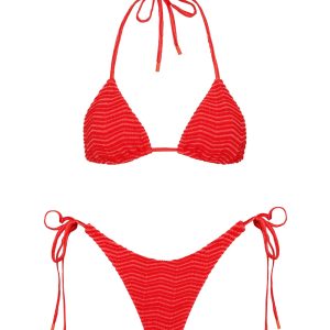 VINCA - MATO Red Triangle Bikini Set