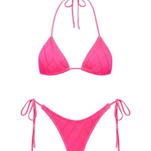 VINCA - MENDE Pink Triangle Bikini Set