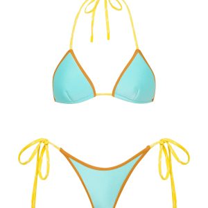 VINCA - ROQUE Neoprene Triangle Bikini Set