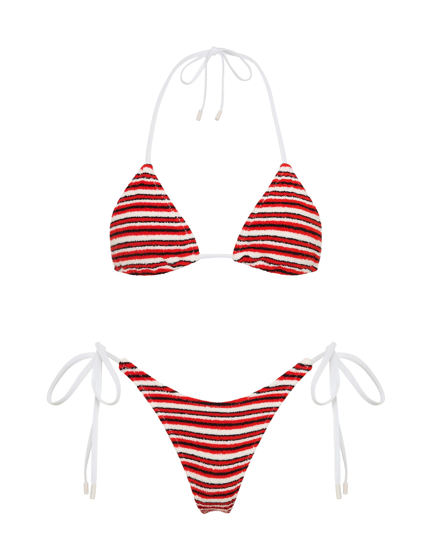 VINCA - SERT Terry Towelling Triangle Bikini Set