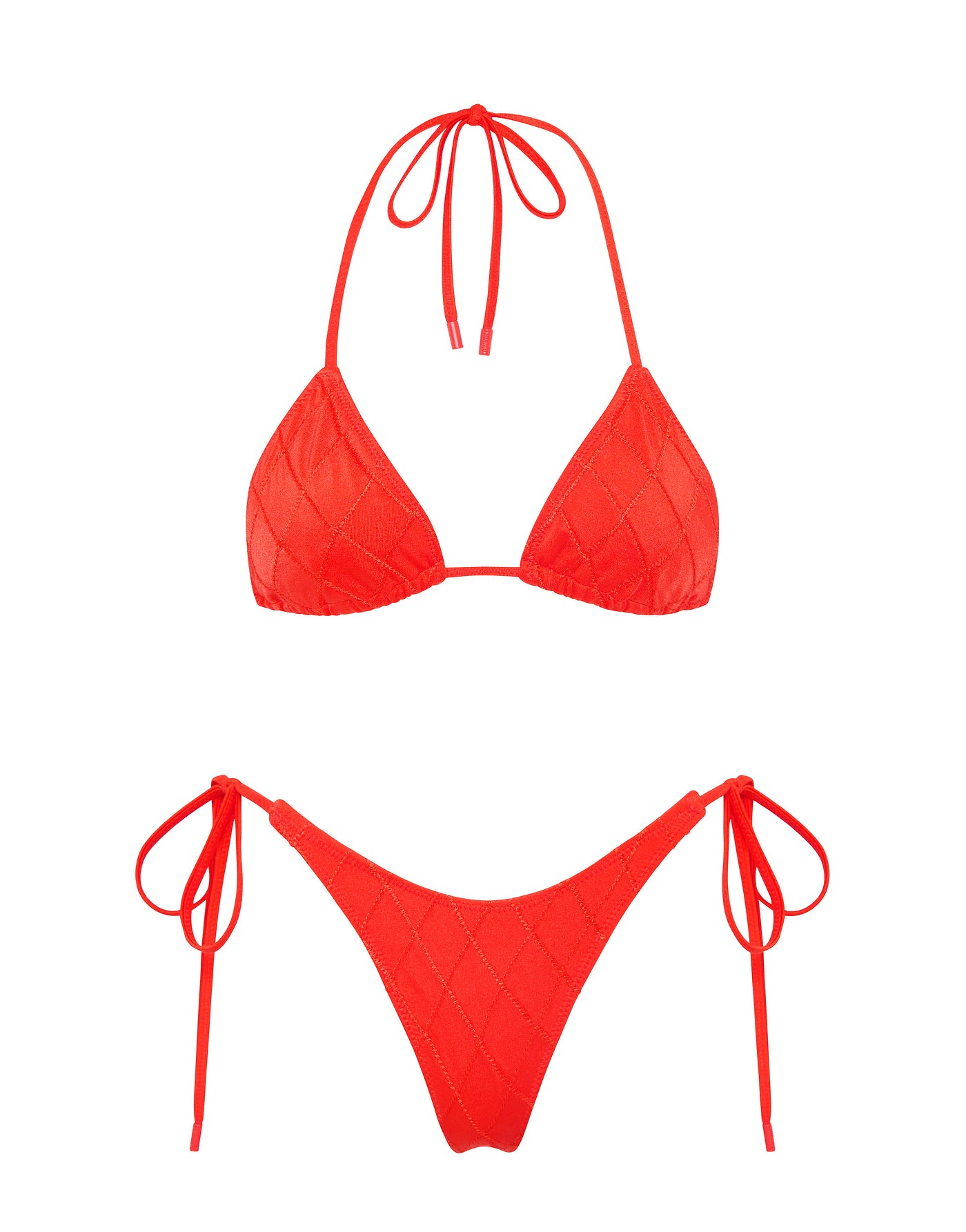 VINCA - VISS Red Triangle Bikini Set