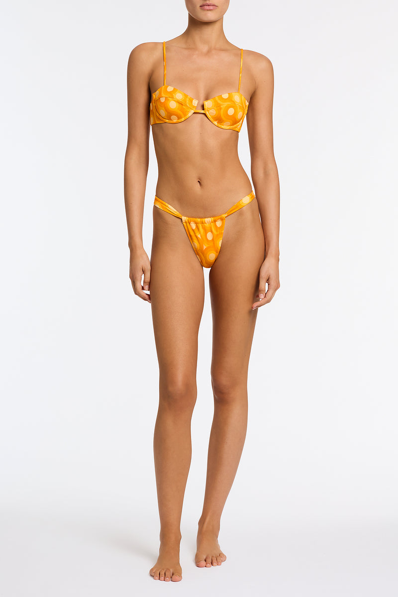 PALMA - TANGERINE Balconette Bikini Set - Image 2