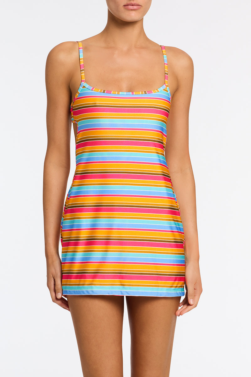 MINNI - MELON STRIPE Mini Dress - Image 4