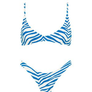 MAIA - ZEBRA SPLASH Scoop Bikini Set